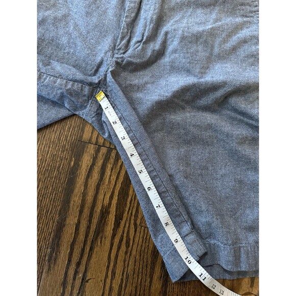 J. Crew Rivington 10.5" Inseam Blue Chino Shorts Mens Size 30W Stylish Outdoor - Picture 5 of 9